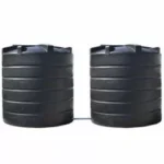 Bovengrondse Ronde Watertank - 2 x 10000 liter - gekoppeld (Ø 2,40 m)